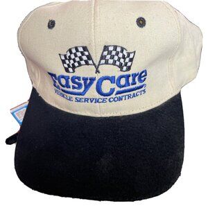 Easy Care Service Team Vehicle Contract Leather Strapback Suede Brim Hat Cap
